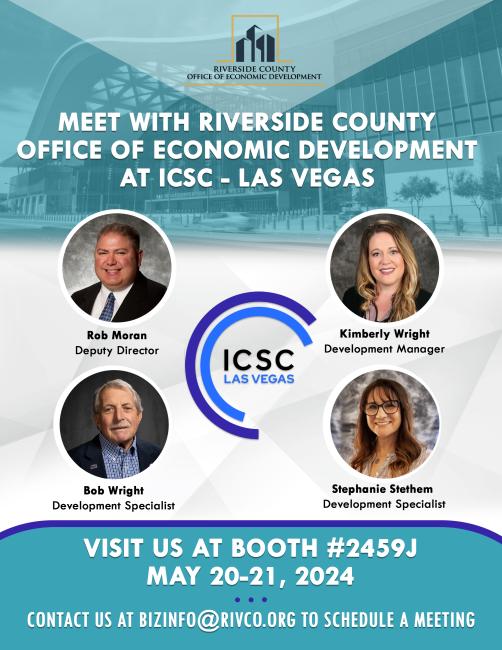 ICSC Las Vegas 2024 RivCo Office of Economic Development